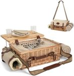 Mutifunctional Wicker Picnic Basket