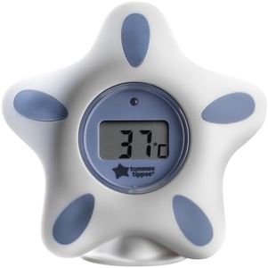Tommee Tippee InBath Digital Thermometer, Suitable for Bathing and their Nursery, Waterproof and Floats in Water, Easy to Read LCD Display