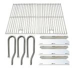 Direct store Parts Kit DG131 Replacement for Jenn Air Gas Grill 720-0336 (Stainless Steel Burner + Stainless Steel Heat Plate + Solid Stainless Steel Cooking Grid)