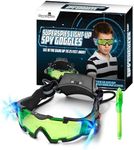 SLF Night Vision Goggles for Kids with Invisible Ink Pen Spy Kit, See in the Dark with Spy Gear, Write Secret Messages with Spy Gadgets, Perfect Spy Ninjas Mission Kit for Play, Spy Kit for Kids 8-12