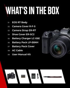 Canon EOS R7 Mirrorless Camera Body – 32.5MP