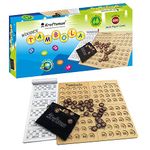 MilesMagic Portable Wooden Tambola Board Game | Housie Bingo Mind Game Set | for All Ages Family Fun and Entertainment Party Games with 600 Different Tickets Booklet