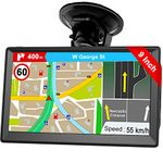 GPS Navigation Sat Nav for Truck - Jimwey 9 Inch Satnav 2024 UK EU Map GPS Navigator for Cars Lorry with Voice Guidance and Speed Camera Warning, Lifetime Free Maps Update