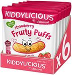 Kiddylicious Strawberry Puffs, 10g 