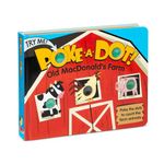 Melissa & Doug Children's Book - Poke-a-Dot: Old MacDonald’s Farm (Board Book with Buttons to Pop) | Farmyard Pop It Book, Push Pop Book For Toddlers And Kids Ages 3+