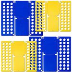 TecTake Set of 2 fast speed folder laundry clothes shirt folding board flip fold it adult & kids - different quantities - (2 Set | no. 401821)