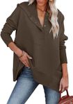 BETTE BOUTIK Women Casual Button V 