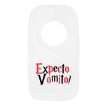 Kickass Tees Expecto Vomito 1 Baby Bib One Size White Funny Cute Harry Gift New Baby Boy Potter Present