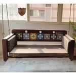 Royal Ambience - Wooden Convertible Flexible Reversible Swing /Jhula | Royal Ambience | For Home , Garden , Indoor And Outdoor - Tiya