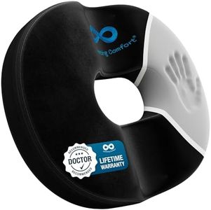 Everlasting Comfort Donut Pillow for Hemorrhoids, Tailbone Pain Relief Cushion - 2-in-1 Hemorrhoid Pillow & Seat Cushion - Memory Foam Donut Pillow for Tailbone Pain - Butt Pillow & Butt Cushion