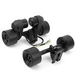 VBESTLIFE Electric Skateboard Dual Wheel Motor Kit, Double Drive External Gear Belt 83mm Wheel Dual Motor Group