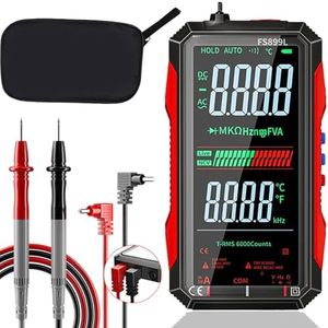 FS899L Digital Multimeter Tester, 2026 Upgraded, 6000 Counts True RMS AC/DC Voltage Tester, USB C Rechargeable Electrical Testing, Automatic Digital Display with Color Screen, NCV, Voltage