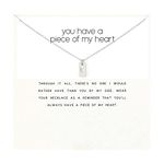 ZYAWP Friendship Silver Y love Heart Necklace Good Luck Compass Elephant Pendant Chain Necklace with White Message Card Gift for Women and Sisters