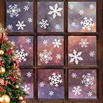 LUDILO 135Pcs Christmas Window Clin