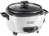 Russell Hobbs Electric Rice Cooker - 1.2kg (6 Portion - 145g per serving) Removable non stick bowl, Dishwasher-safe bowl & lid, Steamer basket, measuring cup & spoon inc, Energy saving, 300W, 27030