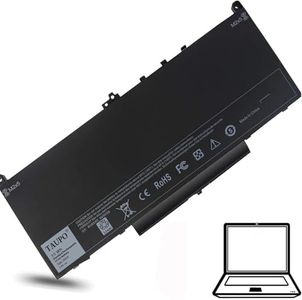 TAUPO J60J5 E7470 E7270 Battery Fit for Dell Latitude E7470 E7270 7470 7270 0MC34Y MC34Y R1V85 242WD GG4FM WYWJ2 1W2Y2 PDNM2 451-BBSX 451-BBSY 451-BBSU P26S001 Laptop Battery Replacement 7.6V 55WH