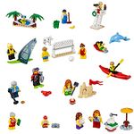 LEGO City Town People Pack Fun at The Beach Building Kit, 169 Piece