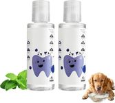 Dog Water Additive for Teeth Care: Natural, Odorless & Flavorless Formula to Fight Tartar Pet Oral Care Water Healthy Liquid Hygiene Cleaner, Easy Daily Use for All Pets (2)
