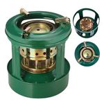 Kerosene Stove 1L Capacity Portable Handy 8 Wicks Camping Stove Outdoor Picnic Iron Small Kerosene Heater for Cooking Camping Heater