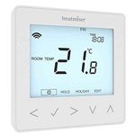 Heatmiser NeoStat WiFi a WiFi Thermostat 230v programmable thermostat featuring illuminated touch keys and WiFi connection Geolocation, and Scheduling via Mobile App.