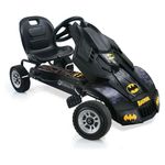Hauck Batmobile Pedal Go Kart, Superhero Ride On Batman Car Vehicle for Kids, Black