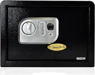 SERENELIFE RELAX SereneLife Electrination Safe Box Steel Alloy Drop Safe Includes Keysonic Fingerprint Safe Box - Safe Lock Boxes, Safe Box Digital Safe Box Home Safe Box Comb