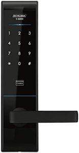 Schlage S-6000 Digital Touchpad Door Lock. Works with PIN, FOBS & RFID Cards. Available in Black Finish.