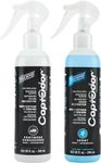 Sports Odor and Foot Odor Destroyer Spray (2 x Carry-on Bottles of 8.12oz / 240 ml), Odor Eliminator & Deodorizer - Neutralizer & Refresher Spray for Equipment, Sportswear & Footwear