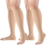 Bropite Open Toe Compression Socks 