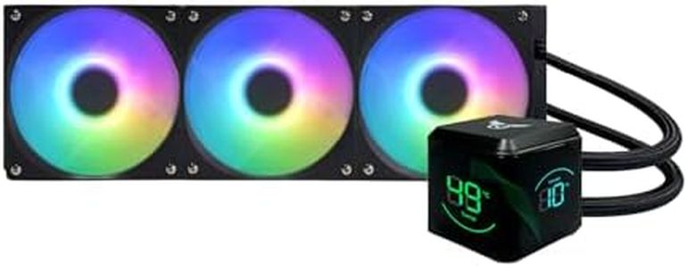 Osprey 360mm AIO CPU Cooler, Copper-Aluminum Radiator, Leakproof ARGB Liquid Cooling System, 2600RPM Hydraulic Pump, Quiet ≤28.8dBA PWM Fans for Intel LGA 1700/1200/115X/2066/AMD AM5/AM4/AM3/FM1,Black