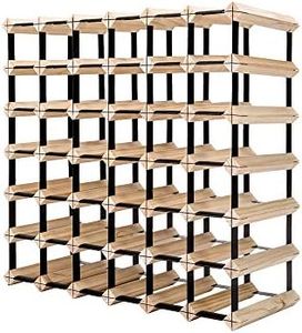 Glasshaus Bottle Timber Wine Rack Wooden Storage System Cellar Organiser Stand (42 Bottles)