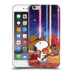 Head Case Designs Officially Licensed Peanuts Nebula Horse Riding Snoopy Space Cowboy Soft Gel Case Compatible With Apple iPhone 6 Plus/iPhone 6s Plus