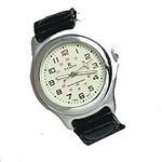 Alpine Army Watch Night Vision Dial Luminous Hands Water Proof 30m Leather