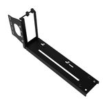 XRIKUI Graphics Card Bracket with Versatile Vertical GPU Mount Bracket and Gpu Holder for Enhanced PC Performance Black