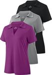 Ullnoy Women's Dry-fit Golf Polo Sh