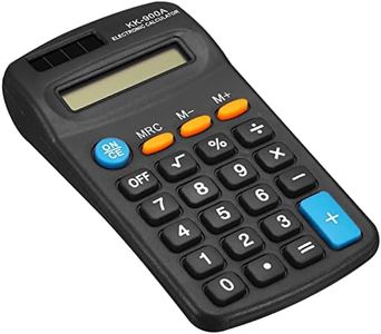 PATIKIL Basic 8 Digit LCD Display Desktop Calculator, 4 Function, Battery Powered, Black
