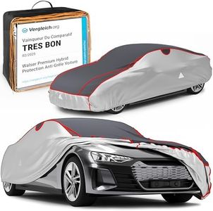 WALSER Bâche de Voiture Anti-grêle Premium Hybrid, Vainqueur du comparatif Très Bon* Housse de Protection Anti-grêle Hydrofuge, bâche Contre la grêle, Couverture de Protection Voiture Taille 3