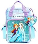 Disney School Bag for Girls, Frozen Kids Backpack and Handbag Set