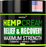 Natural Hemp Cream for Joints, Back