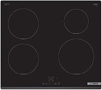 Bosch Series 4 PIE631BB5E Induction Hob with 5 Year Warranty, TouchSelect, PowerBoost, Integrated, Black, 60cm wide