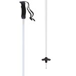 ATOMIC AMT SQS W Ski Poles - White - Length 115 cm - Reliable 4 x Aluminium Ski Poles - Ergonomic Handle on Pole - Safety Quick Release System - Poles with 60 mm Piste Plate