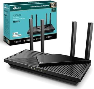 TP-Link Next-Gen Wi-Fi 6 AX3000 Mbps Gigabit Dual Band Wireless Router, OneMesh™ Supported, 1× USB 3.0 Port, Ideal for Gaming Xbox/PS4/Steam and 8K, Compatible with Alexa (Archer AX55) (UK Version)