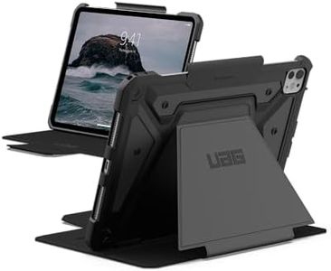 URBAN ARMOR GEAR UAG Designed for iPad Pro 11" Case (5th Gen, 2024, M4) A2836, A2837, A3006 Rugged Adjustable Multi-Angle Viewing Stand Folio Protective Cover with Pencil Holder, Metropolis SE Black