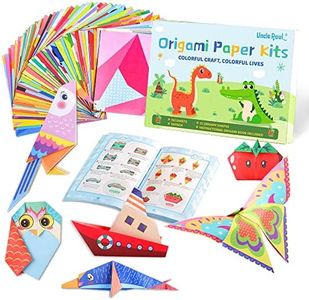 Origami Paper Kit for Kids - 152 Sheets 6 Inch Double Sided Origami with Instructional Origami Book - 72 Patterns Colorful Folding Papers Educational Toy for Beginners, Children Gift UAP09