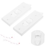 Window Latch Locks Replacement,Granmagazz 1 Pair Hole Center Spacing Vinyl Window Replacement Parts, Window Latch Locks Plastic Tilt Latch Replacements Snap-in Latch Pairs Window