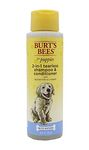 Burt's Bees for Puppies Natural Tearless 2 in 1 Shampoo and Conditioner | Made with Buttermilk and Linseed Oil | Best Tearless Puppy Shampoo for Gentle Skin and Coat | Made in USA, 16 Oz