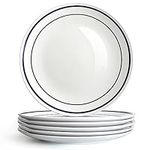 10.5 inch White Dinner Plates Set,R