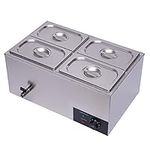 110V 4-Pan Commercial Food Warmer,B