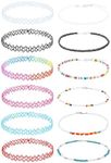 BodyJ4You 12PC Tattoo Choker Neckla