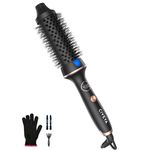 CIVEYA Thermal Brush 1 1/2 Inch, Temp Control Ionic Heated Round Brush, Smoothing & Volumizing Thermal Round Brush